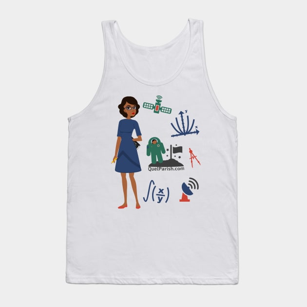 Black Women in STEM Solo Mathematician Tank Top by quelparish